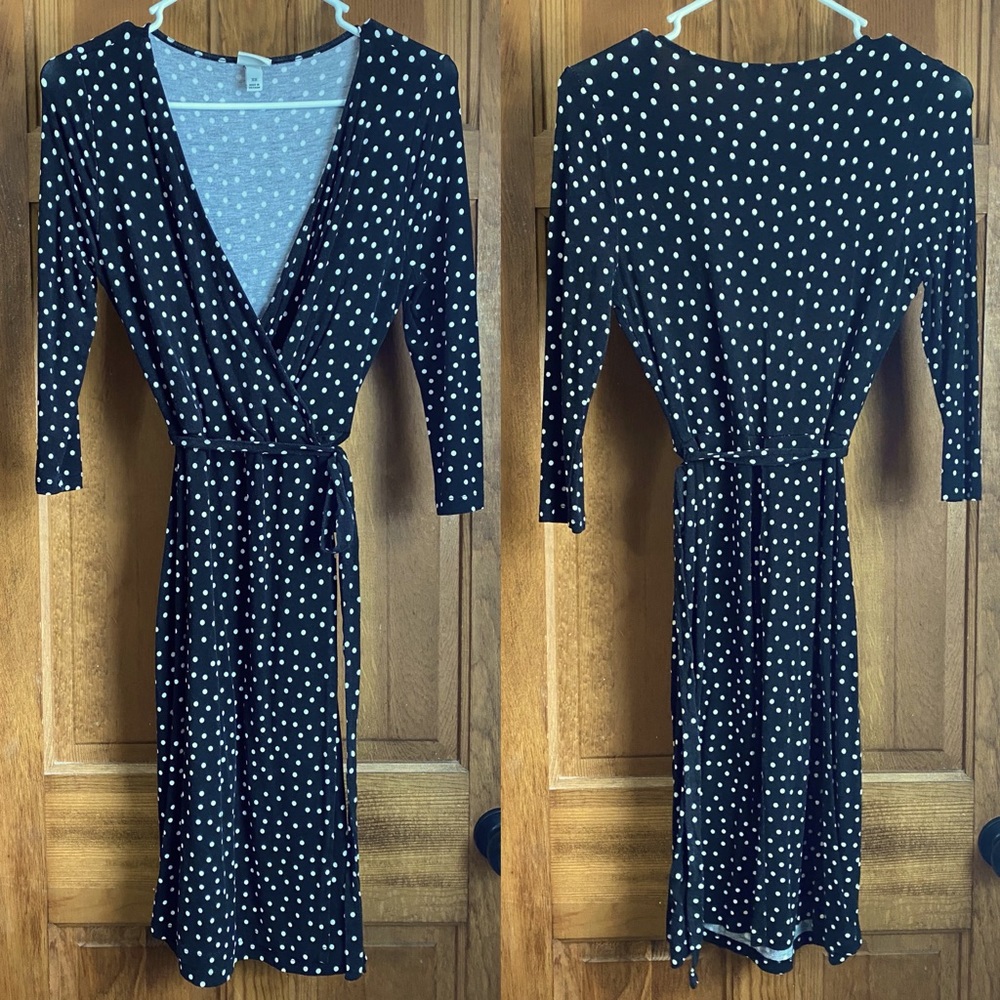Polkadot Wrap Dress